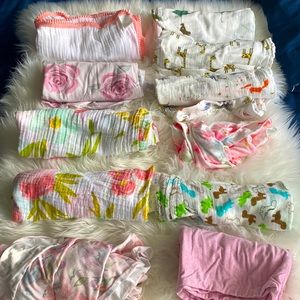 Bundle of baby swaddles!